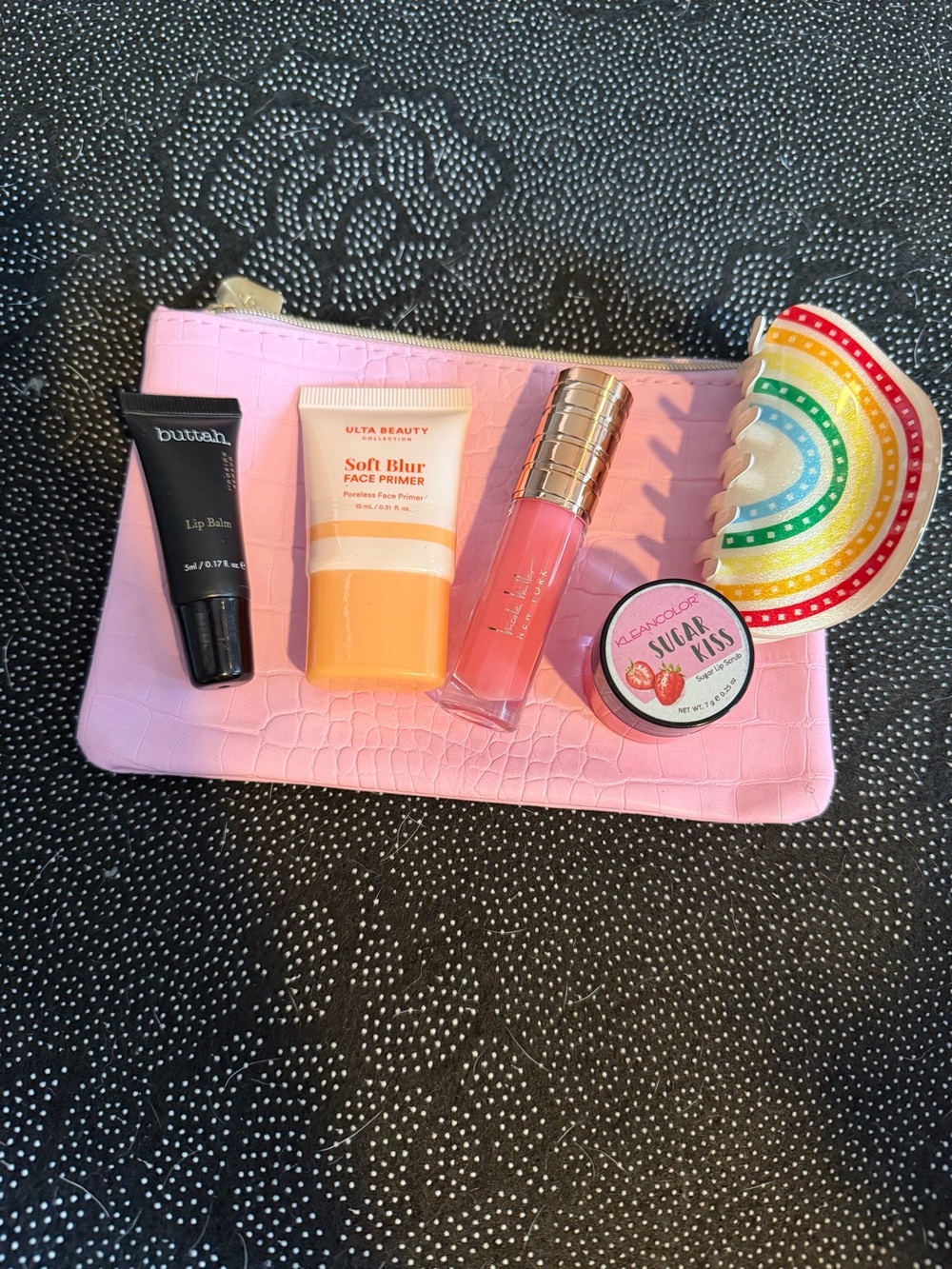 Makeup Bundle with Rainbow Claw Clip